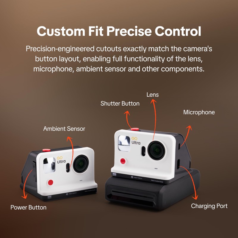 PGYTECH FunCam Custodia per Insta360 GO Ultra, Cover Fotocamera Compatta