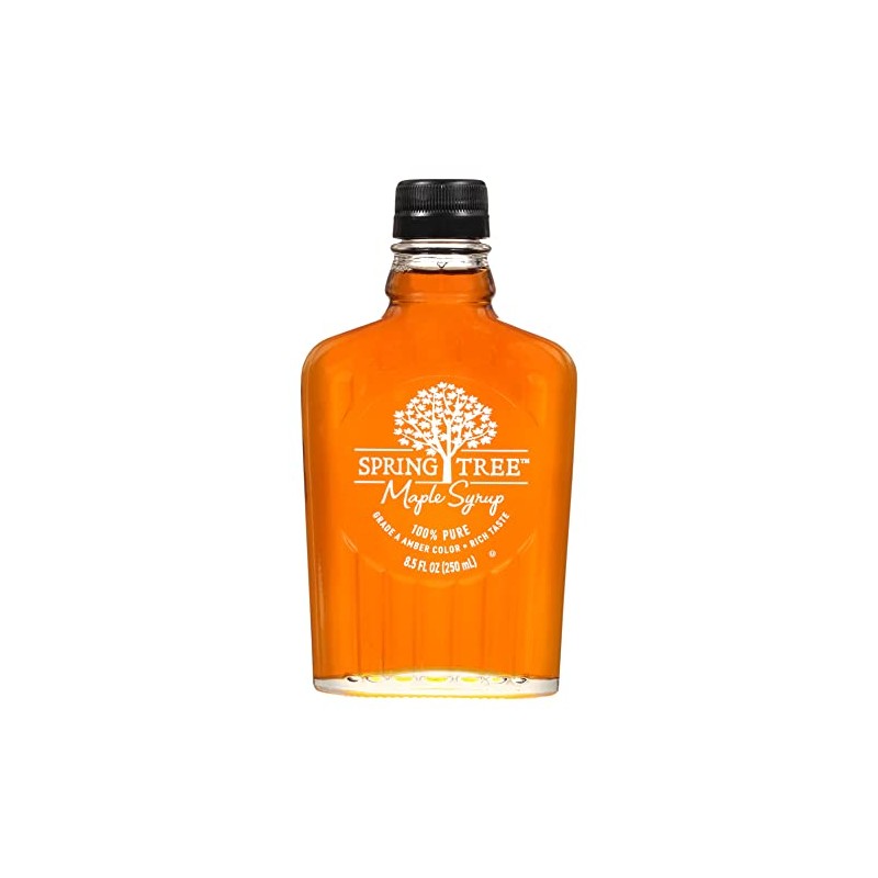 Spring Tree Pure Maple Syrup Bottle, 8.5 Fl Oz
