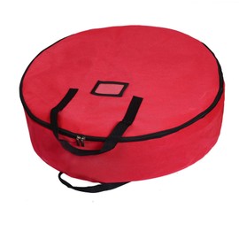 Generic Christmas Wreath Storage Bag Garland Bag Xmas Wreath Storage for Christmas Ornaments Storage Holder