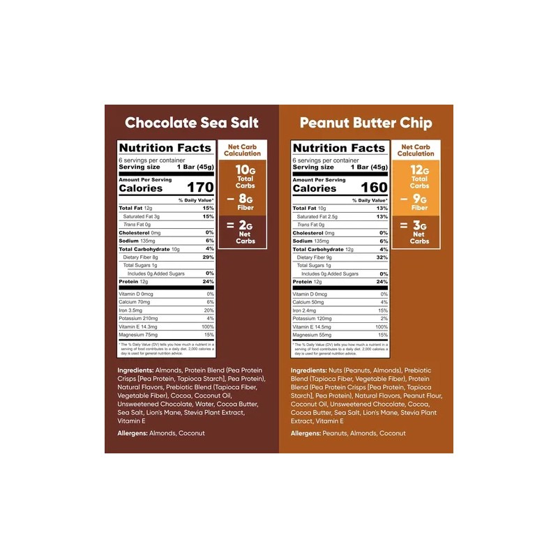 Iqbar Barras De Proteina Organica Vegana Pack Variado 12pack