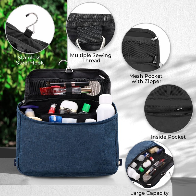 KYG Toiletry Bag, blue, Toiletry bag