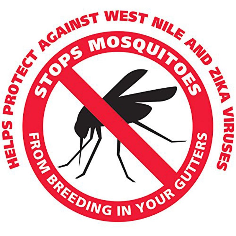 GutterStuff EZ 5-Inch K Style Foam Gutter Filter Insert, Black