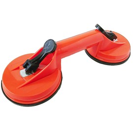 Aupur Vacuum Lifter, Multi-Grip, Double Suction, Strong Suction Plate, Maximum Load Capacity 220.5 lbs (100 kg), Diameter 4.7 inches (12 cm) (Plastic)