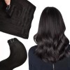 Jinyisong Extensiones Cabello 70gr 14in Natural Negro