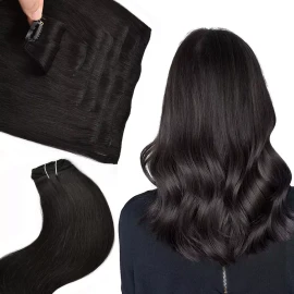 Jinyisong Extensiones Cabello 70gr 14in Natural Negro