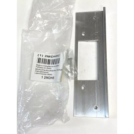 Grainger Door Latch Security Guard Brushed Aluminum 2MDH5C 6 in x 1-3/4 in