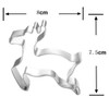 WJSYSHOP Deer Cookie Cutter for Celebrations Christmas Birthday Party