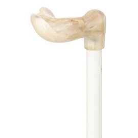 Fischer Blind Cane Left or Right White Height Adjustable