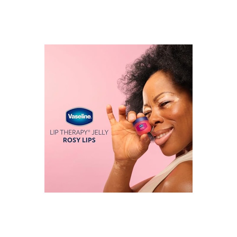 Vaseline, Rosy Lips, Lip Therapy, .25 OZ, (Pack of 3)