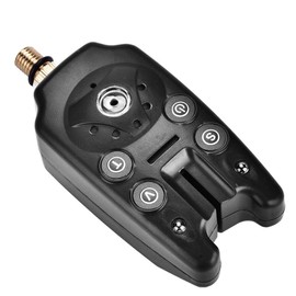 Dilwe Fishing Bite Alarm, Waterproof Bite Alarm with LED Luminous Indicator, Adjustable Tone, Sensitivity Fishing Alarm