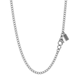 KJ Phiten Titanium Necklace, Curvature Length, 15.7 - 23.6 inches (40 - 60 cm), Width 0.1 inches (2.6 mm), Chain, Men's, Women's, Made in Japan, Sports