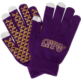 TCEShop Omega Psi/Ψ Phi Knit Texting Gloves [Purple] - ID#33692