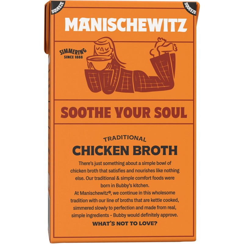 Manischewitz Chicken Broth 17oz (3 Pack), Rich Flavor | Kettle