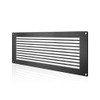 AC Infinity Passive Ventilation Grille 17", Black, for PC Computer AV Electronic Equipment Cabinets, Rooms, and Closets