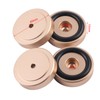 4PCS 40*10mm Aluminium Alloy Amplifier Pad Anodizing Sand Blasting Amplifier