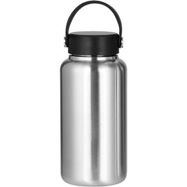 HUIOP - Botella de agua deportiva de acero inoxidable de 1050 ml, a prueba de fugas, para fitness, correr, yoga, senderismo