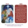 Christmas Prayers Wallet Card Assortment Bible Scripture, 54 Cards Per