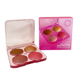 SEPHORA COLLECTION Colorful Face Bronzer, Blush & Highlighter Palette - 03 tan to deep (.08 Oz)