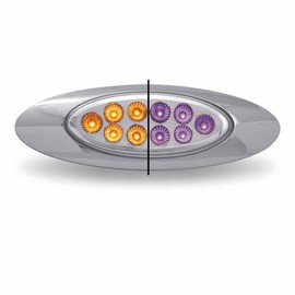 trux accessories Marker M1 Style Dual Revolution Amber/Purple LED (10 Diodes) #TLED-G4XAP