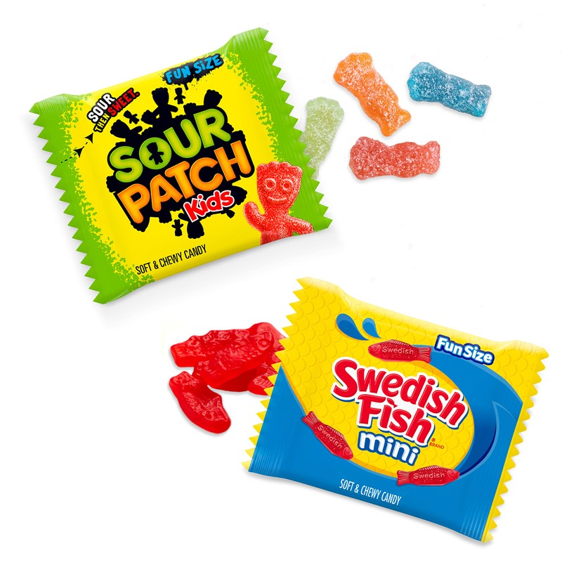 SOUR PATCH KIDS and SWEDISH FISH Mini Soft & Chewy