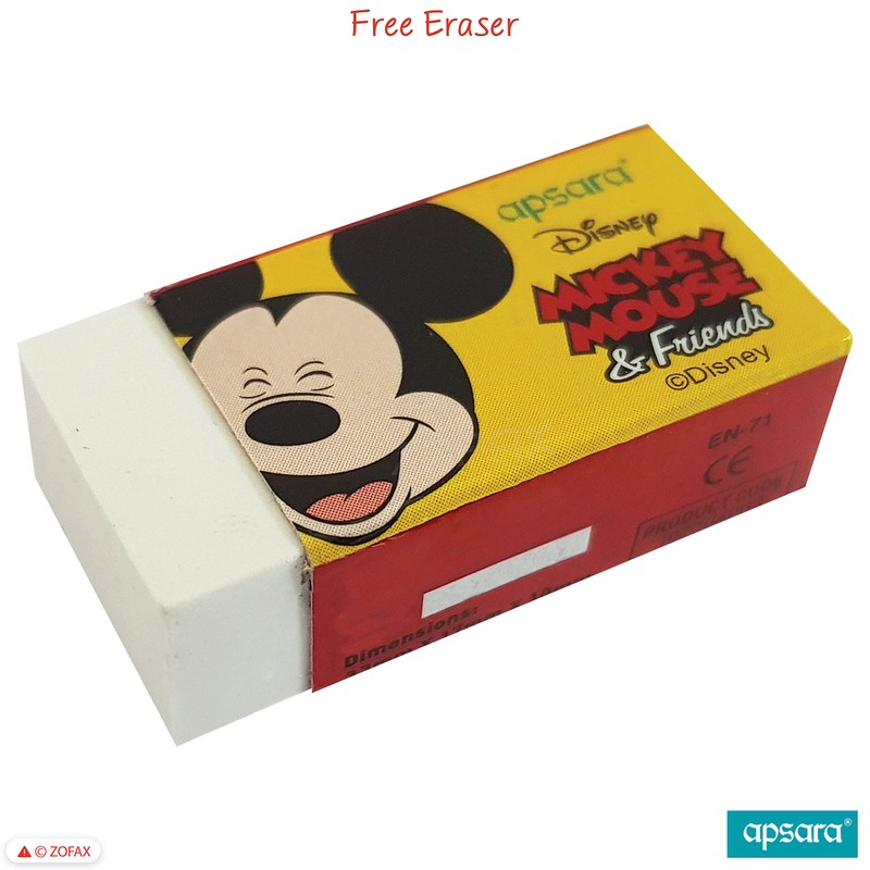 DMM Novelty Pencils, Pack of 10, Pencils Sharpener Eraser Multipack,