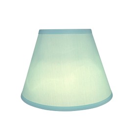 Aspen Creative 58906A, Empire Uno Lamp Shade, Light Blue, 5" Top x 9" Bottom x 7" Slant Height, Slip UNO 33mm