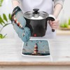 Oven Mitts and Pot Holders Lighthouse Flying Seagulls Kitchen Oven