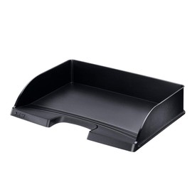 Leitz Plus Standard Landscape Letter Tray - Black