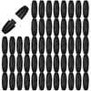 100 PCS Breakaway Clasp, Black Breakaway Lanyard Clasp for Jewelry