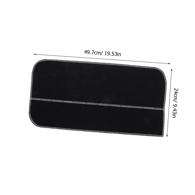 STOBAZA Camping Party Essential 2pcs Silverware Storage Bag Tarnish Large