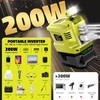 Power Inverter for Ryobi 18V Battery,2PCS Ecarke 200W Portable Power