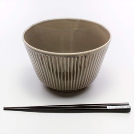 Kowa Pottery Hasami Ware Bowl, Embossed Gray