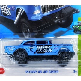 Hot Wheels Track Stars ‘55 Chevy Bel Air Gasser 1/5 HW Gassers Rare SSP 🔥