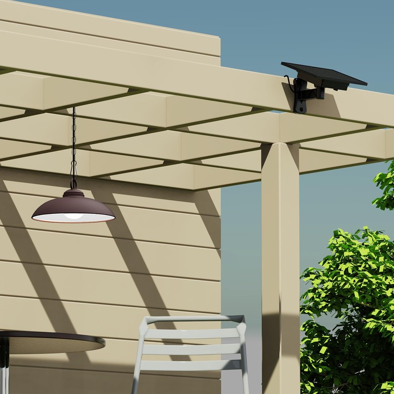 ONLSITY Solar Pendant Lights, Outdoor Indoor 300 Lumen Solar LED