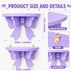 Purple Kawaii Room Decor Floating Shelf, with Mounting Kit 50Cute