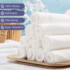 Disposable Face Towel Face Cloth for Washing,2022 Newest Thicker Disposable Face Cleaning Towelettes for Women Soft Face Towel for Cleanser Office Travel Makeup Remove