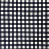 Handmade Workshop FUJITA Lunch Bag, Black x Gingham Checkered Pattern,