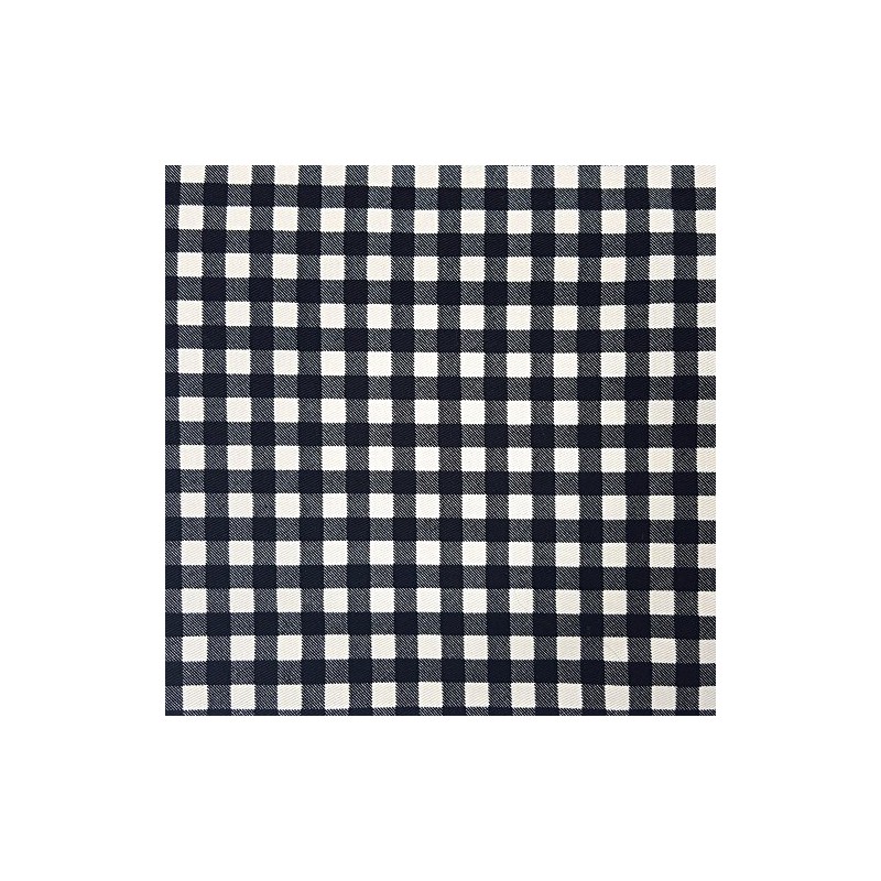 Handmade Workshop FUJITA Lunch Bag, Black x Gingham Checkered Pattern,