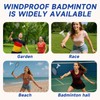 ZPSCXQ Shuttlecocks Badminton, 12 Pack White Wind-Resistant Shuttlecocks for Outdoor