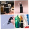 OHPHCALL 10pcs Toiletry Travel Bottles Squeezable Dropper Bottles Fine Tip