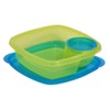 Take A Dip 2 the Side Blue-Green Food Storage Snack