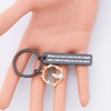 SEIRAA Gift Friendship Keychain When you Can't Look on the