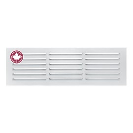 Snug Vent - 3/4 x 8 x 26 Inch Sturdy MDF Cold Air Return Grill - Wood Wall Vent for Home Improvement - Primed White and Ready to Paint - Flexible Install Options