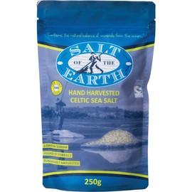 Salt Of The Earth Hand Harvested Celtic Sea Salt Pre-Dried Coarse 250g