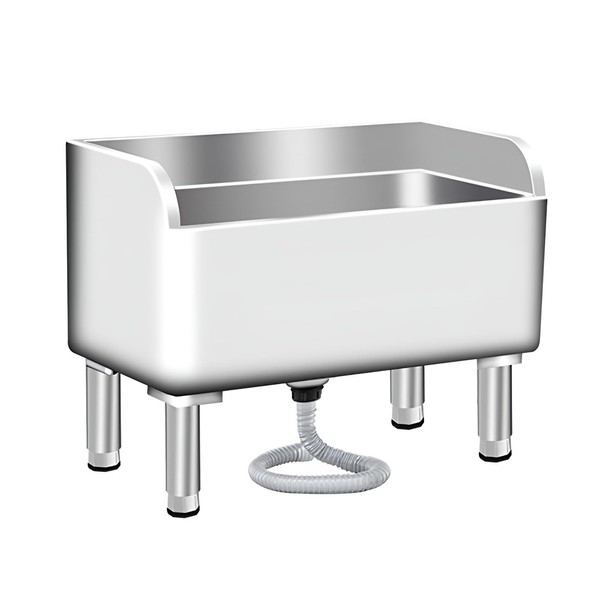 Commercial Floor Mop Sink, With Sink Drainage/Strainer, 304 Stainless mop