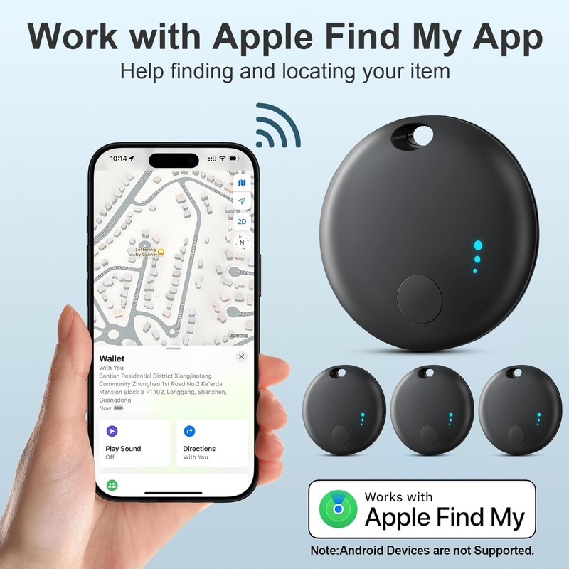 Air Tag Key Finder Pack of 4, Air Tags Smart