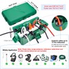Hrensaw Medium Outdoor Electrical Box(10.6x5.5x4.5inch),IP54 Waterproof Extension Cord Cover w/6