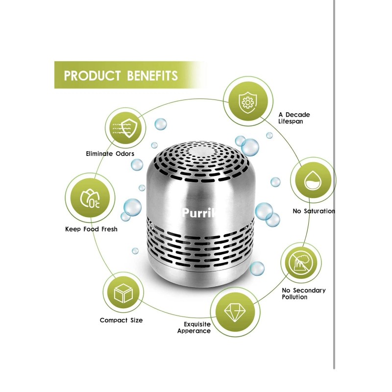 Purriko Refrigerator Deodorizer,Las