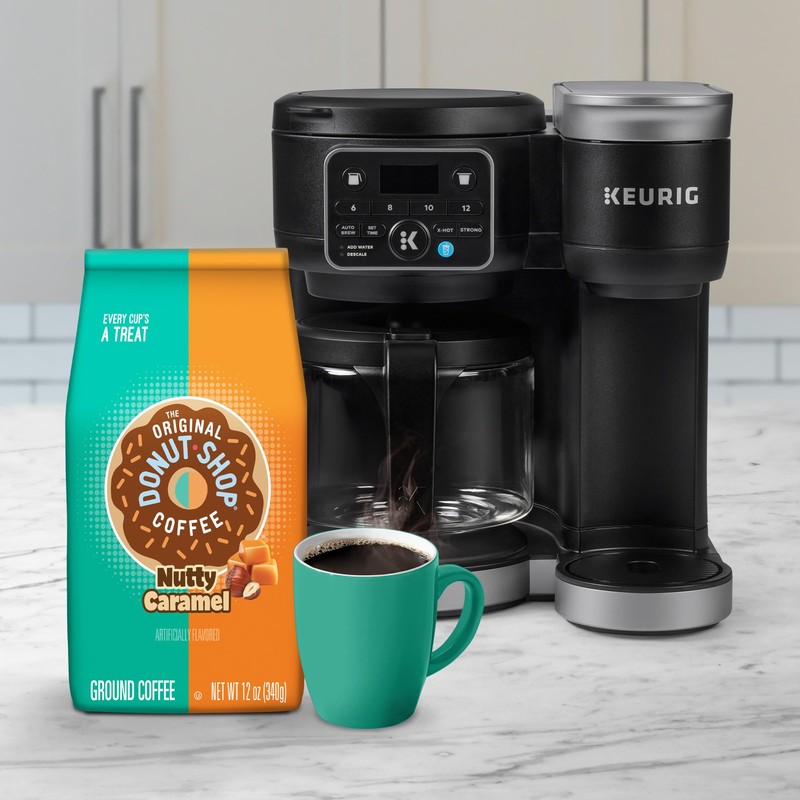 The Original Donut Shop Coffee, Nutty Caramel, Medium Roast, Flavored