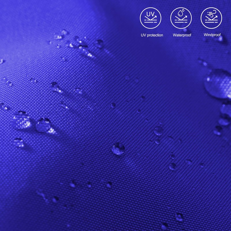 MASTERCANOPY Patio Umbrella for Outdoor Market Table -8 Ribs (11ft,Blue)